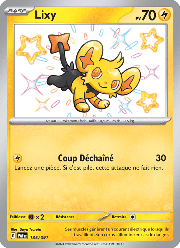 Lixy, carte 135 de Destinées de Paldea