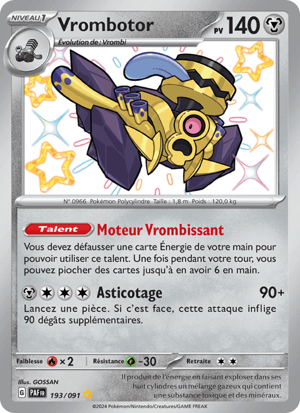 Vrombotor, carte 193 de Destinées de Paldea