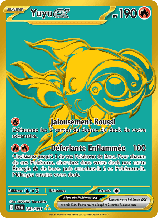 Yuyu-ex, carte 241 de Destinées de Paldea