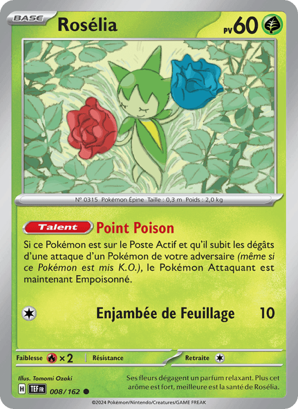 Rosélia, carte 008 de Forces Temporelles