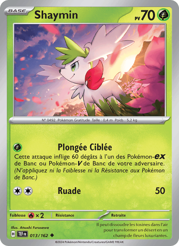 Shaymin, carte 013 de Forces Temporelles