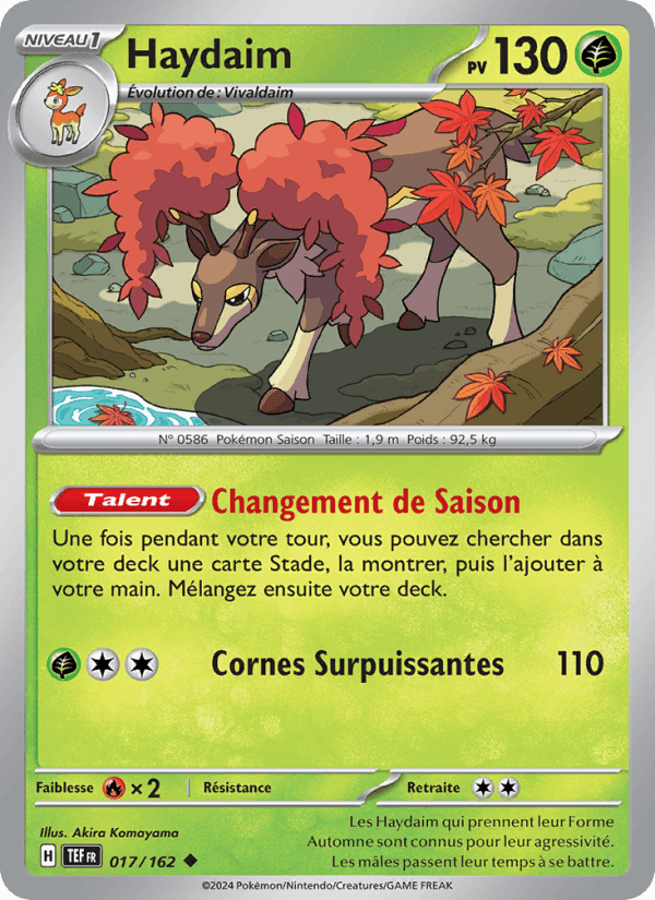 Haydaim, carte 017 de Forces Temporelles