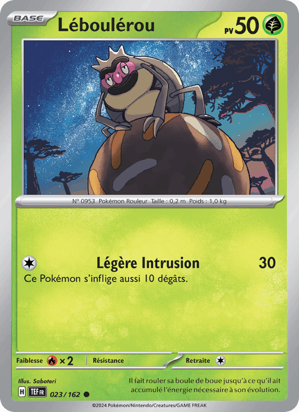 Léboulérou, carte 023 de Forces Temporelles