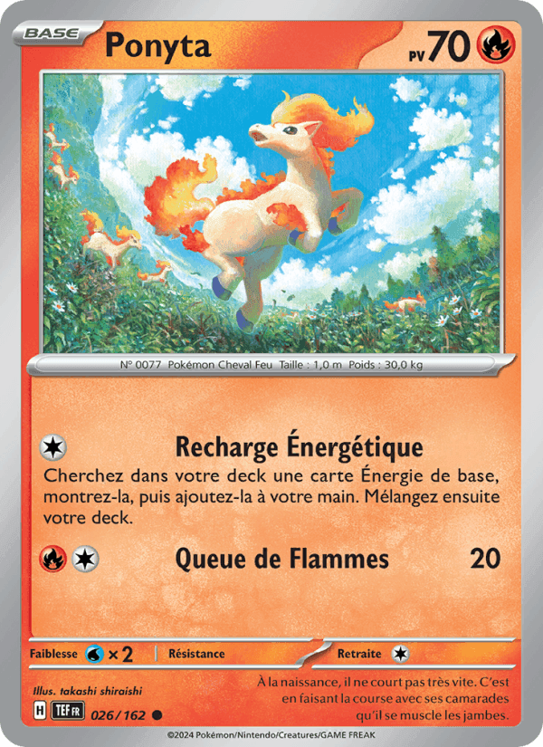 Ponyta, carte 026 de Forces Temporelles