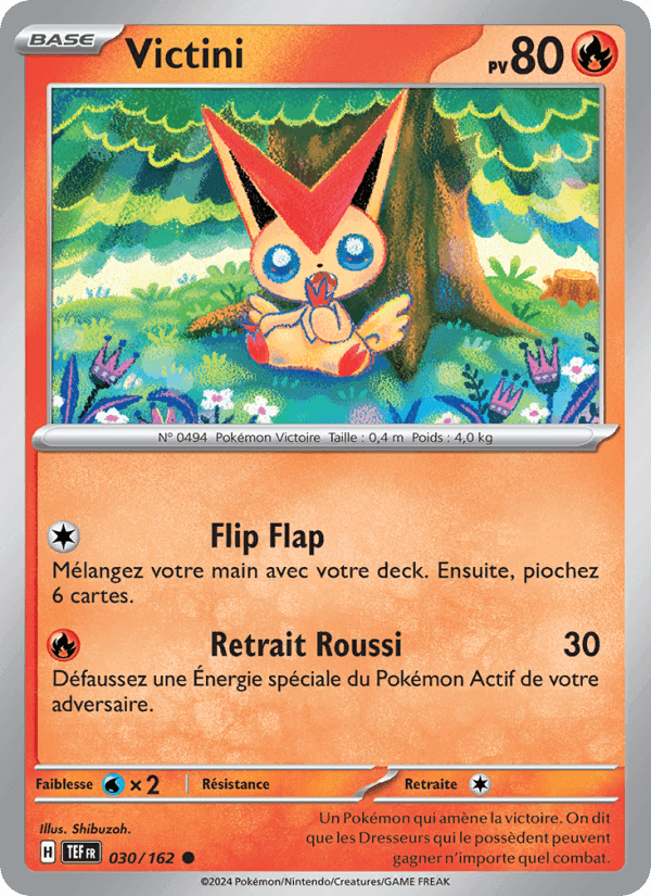 Victini, carte 030 de Forces Temporelles