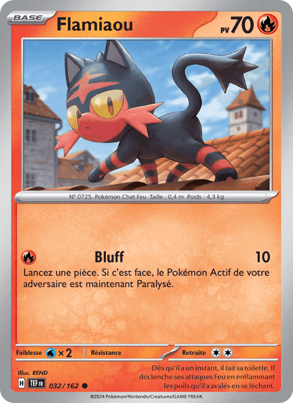 Flamiaou, carte 032 de Forces Temporelles
