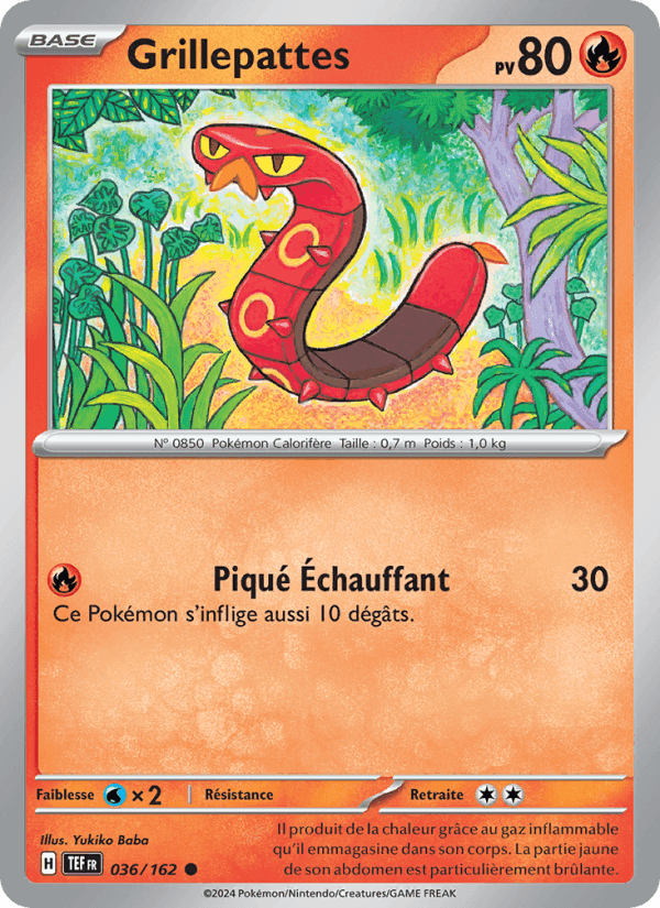 Grillepattes, carte 036 de Forces Temporelles