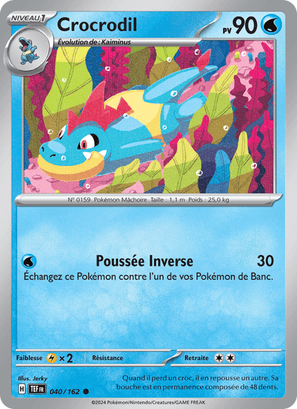 Crocrodil, carte 040 de Forces Temporelles