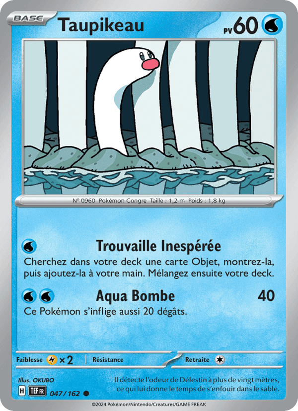 Taupikeau, carte 047 de Forces Temporelles
