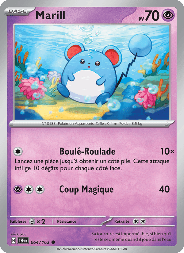 Marill, carte 064 de Forces Temporelles