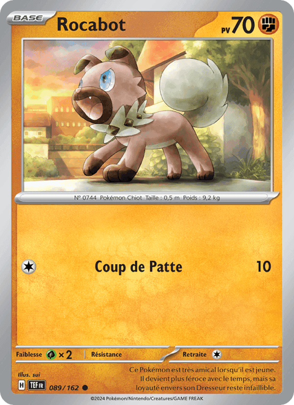 Rocabot, carte 089 de Forces Temporelles