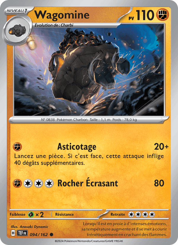Wagomine, card 094 from Forces Temporelles