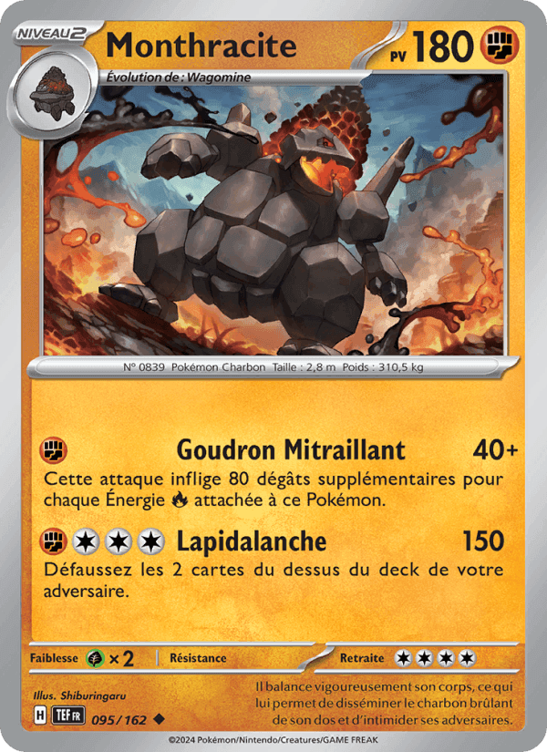 Monthracite, carte 095 de Forces Temporelles