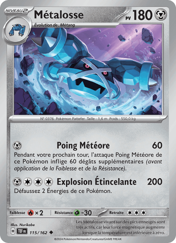 Métalosse, carta 115 de Forces Temporelles
