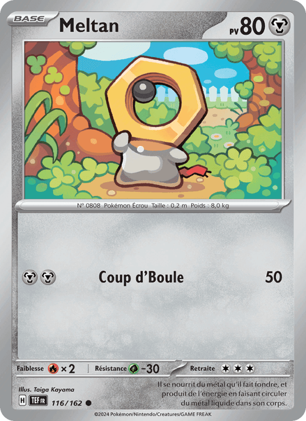 Meltan, carte 116 de Forces Temporelles