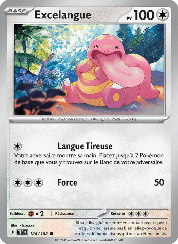 Excelangue, carte 124 de Forces Temporelles