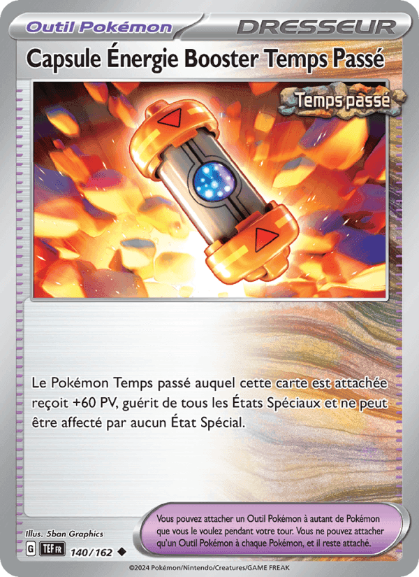 Capsule Énergie Booster Temps Passé, carta 140 di Forces Temporelles
