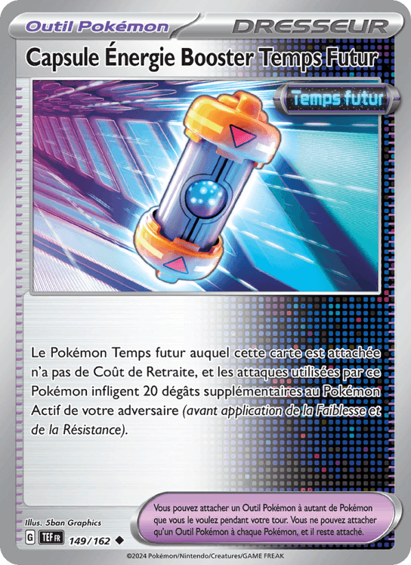 Capsule Énergie Booster Temps Futur, carte 149 de Forces Temporelles