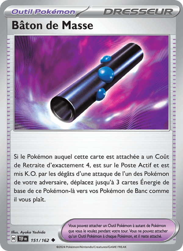 Bâton de Masse, card 151 from Forces Temporelles