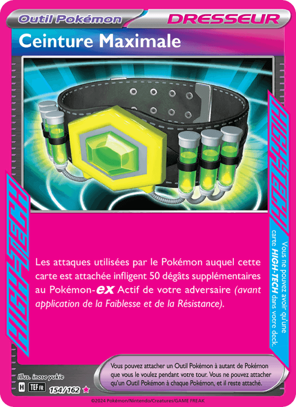 Ceinture Maximale, carta 154 di Forces Temporelles