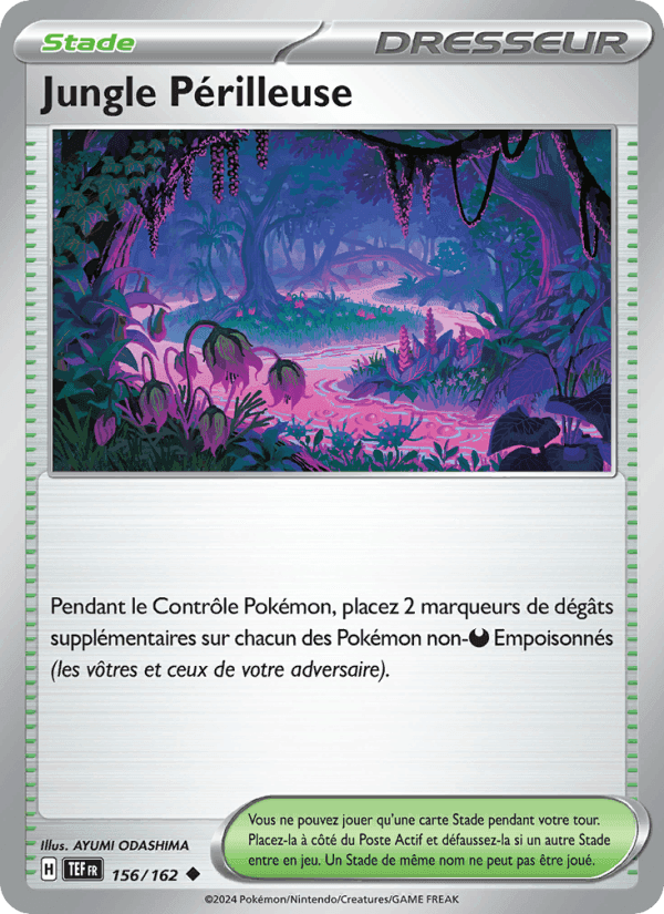 Jungle Périlleuse, carte 156 de Forces Temporelles