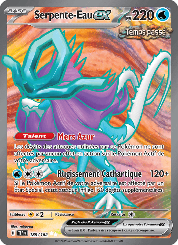 Serpente-Eau-ex, carte 189 de Forces Temporelles