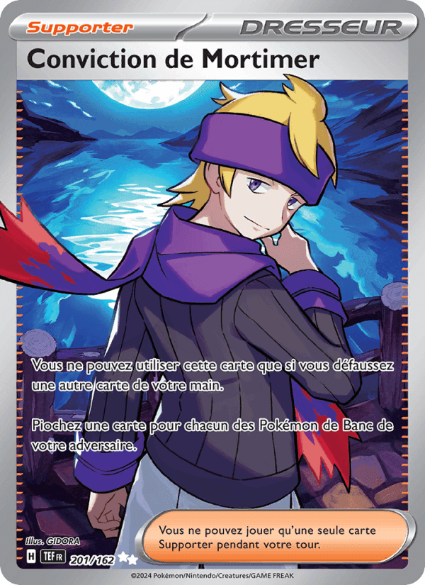 Conviction de Mortimer, carte 201 de Forces Temporelles