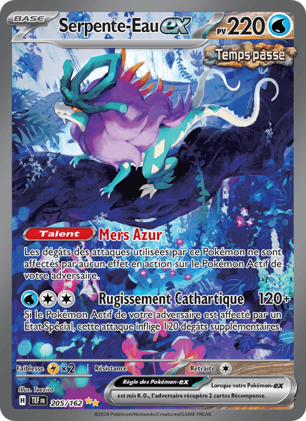 Serpente-Eau-ex, carta 205 di Forces Temporelles