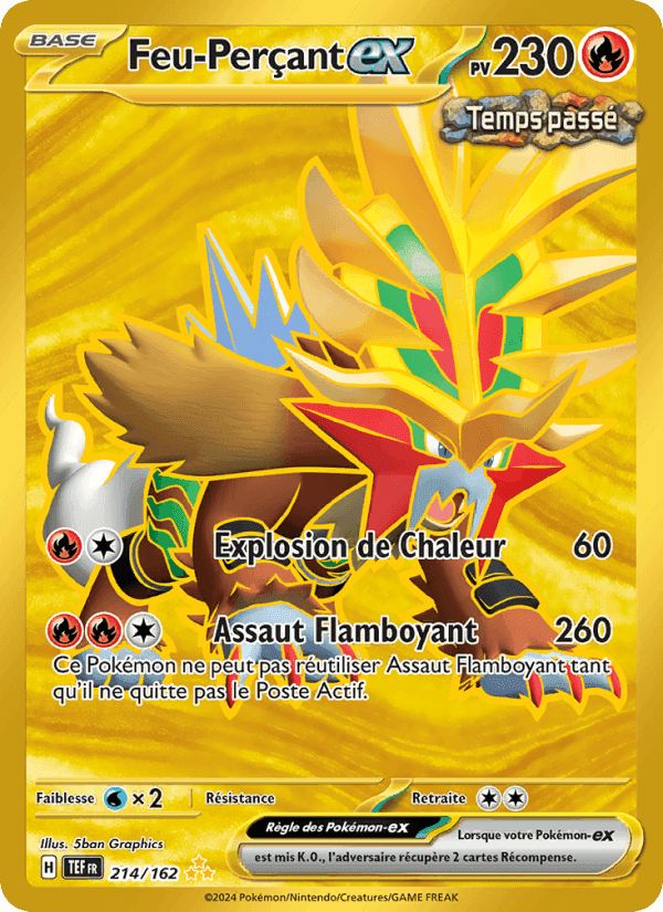 Feu-Perçant-ex, card 214 from Forces Temporelles