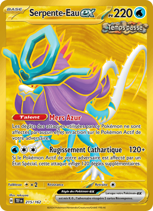 Serpente-Eau-ex, card 215 from Forces Temporelles