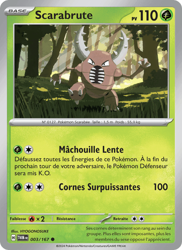 Scarabrute, carte 003 de Mascarade Crépusculaire