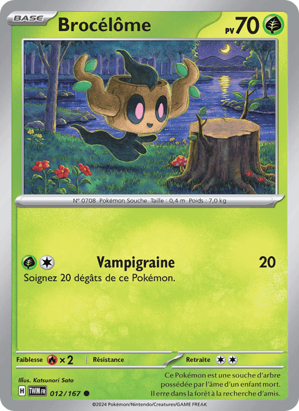 Brocélôme, carte 012 de Mascarade Crépusculaire