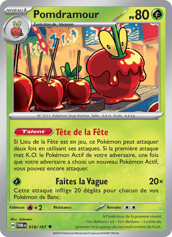 Pomdramour, carte 018 de Mascarade Crépusculaire