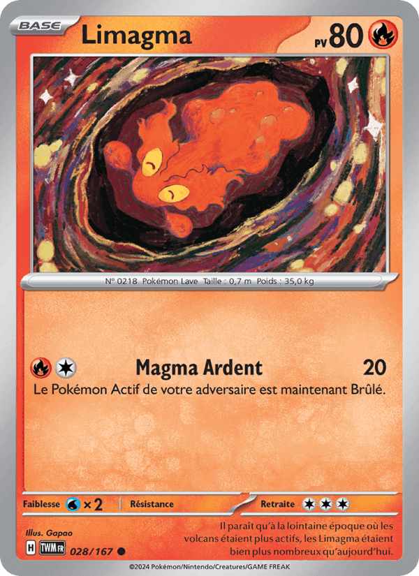 Limagma, carte 028 de Mascarade Crépusculaire