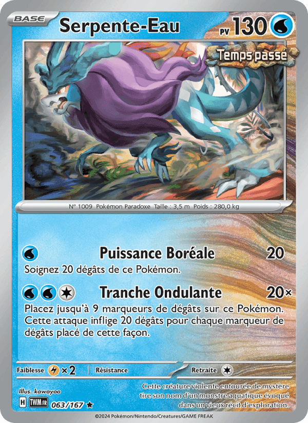 Serpente-Eau, carte 063 de Mascarade Crépusculaire