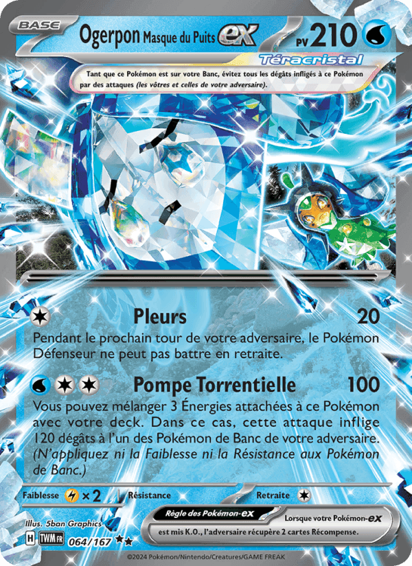 Ogerpon Masque du Puits-ex, card 064 from Mascarade Crépusculaire