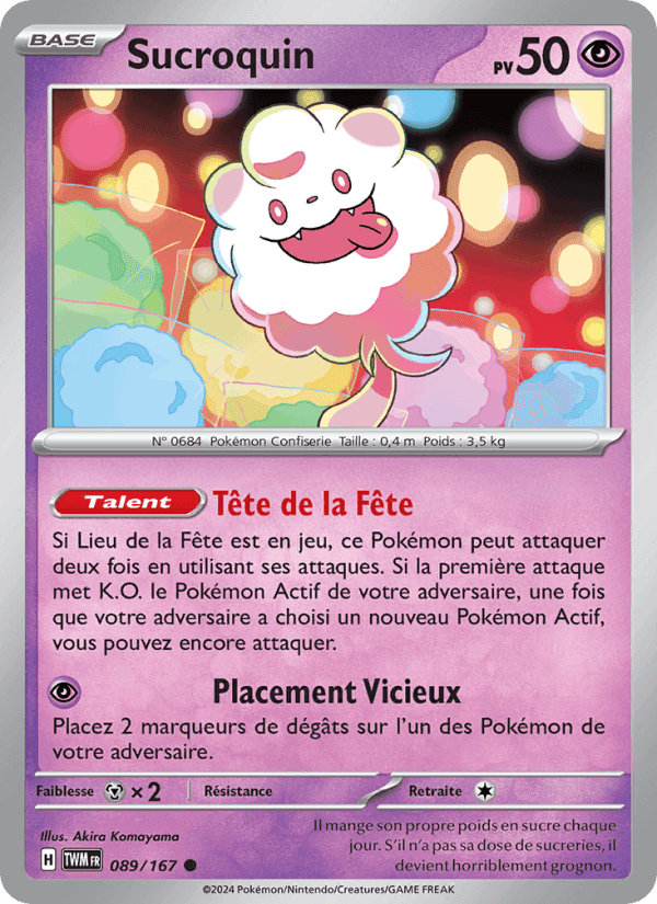 Sucroquin, card 089 from Mascarade Crépusculaire