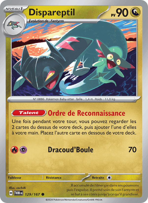 Dispareptil, carte 129 de Mascarade Crépusculaire