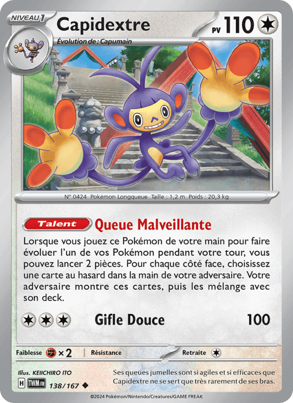 Capidextre, carte 138 de Mascarade Crépusculaire