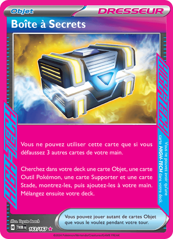 Mascarade Crépusculaire の 163 番、Boîte à Secrets