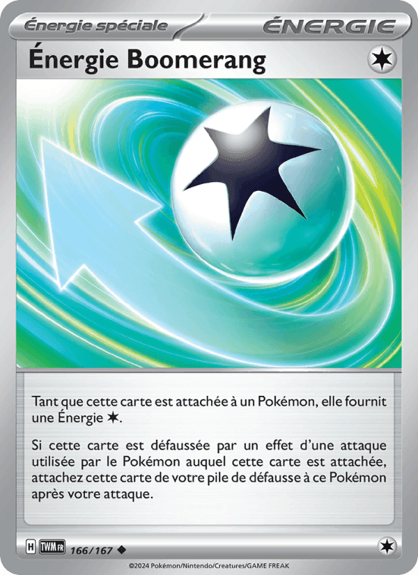 Énergie Boomerang, carte 166 de Mascarade Crépusculaire