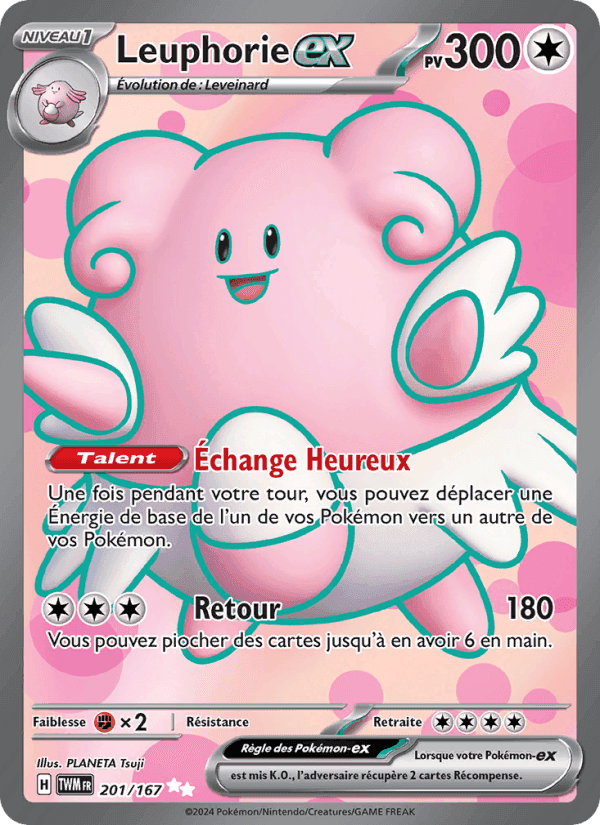 Leuphorie-ex, card 201 from Mascarade Crépusculaire