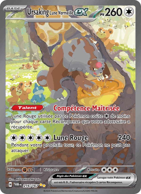 Ursaking Lune Vermeille-ex, card 216 from Mascarade Crépusculaire