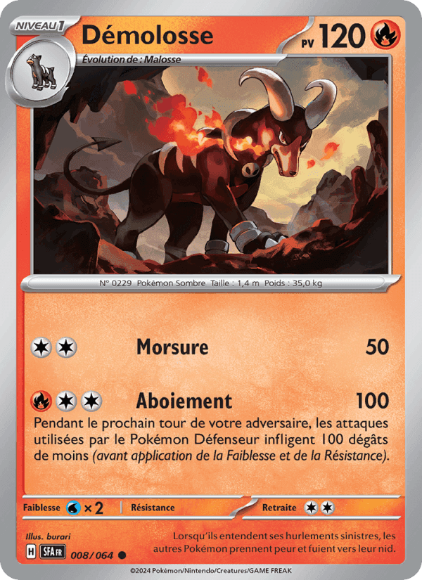 Démolosse, carta 008 de Fable Nébuleuse