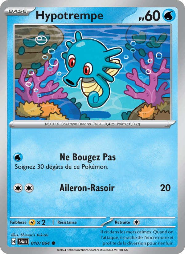 Hypotrempe, carta 010 di Fable Nébuleuse