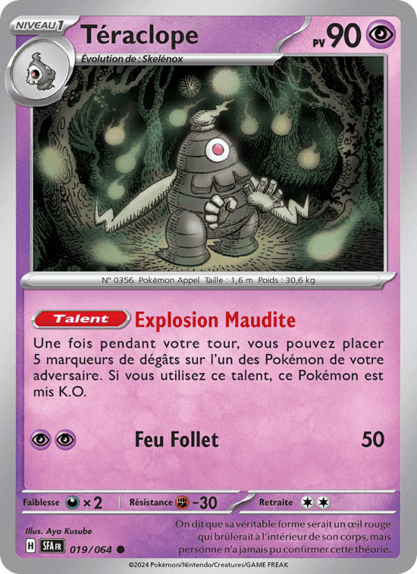 Téraclope, carte 019 de Fable Nébuleuse