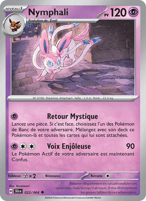 Nymphali, carte 022 de Fable Nébuleuse