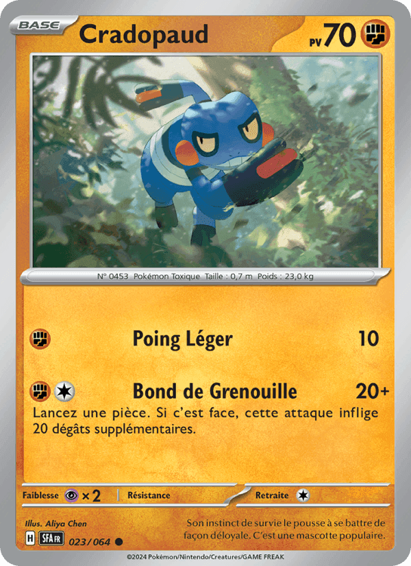 Cradopaud, carte 023 de Fable Nébuleuse