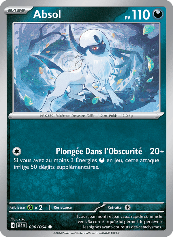 Fable Nébuleuse の 030 番、Absol