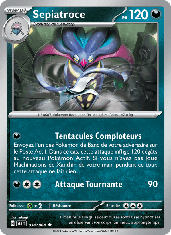 Sepiatroce, carte 034 de Fable Nébuleuse